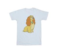 Disney - "Lady And The Tramp Lady Spaghetti Heart" T-Shirt für Mädchen (Weiß) 9-11A / 128cm-146cm