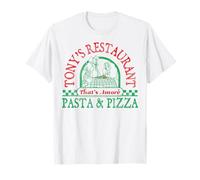 Disney Lady and the Tramp Tony's Pasta Pizza Vintage Logo T-Shirt