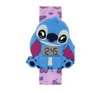 Stitch Kinder-Armbanduhr LAS4140 mit Schmetterlings-Armband, rose, Disney