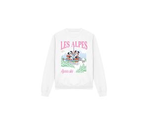 Disney - "Les Alpes" Sweatshirt für Herren/Damen Unisex (Weiß) 2XL