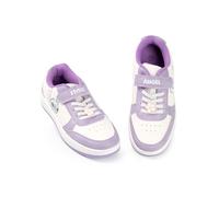 Disney Lila-weiße Lilo & Stitch-Turnschuhe für Mädchen | Schuhe mit Klettverschluss für Kinder | Stitch- und Angel-Figuren | Schuhe für jeden Tag zum Spielen - 37 EU