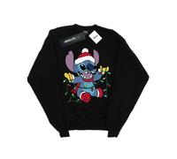 Disney - "Lilo And Stitch Christmas Lights" Sweatshirt für Damen (Schwarz) XL