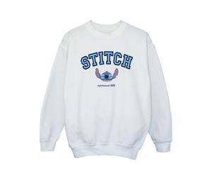 Disney - "Lilo And Stitch Collegial" Sweatshirt für Mädchen (Weiß) 5-6A / 110-116cm