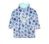Disney Lilo and Stitch Kapuzenpullover-Decke für Damen, ultra-gemütlich, tragbar, Fleece-Überwurf, Damen-Kleidung, Einheitsgröße, Blau, blau, Einheitsgröße