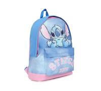 Disney Lilo and Stitch Mädchen Rucksack Kinder Schultasche Rucksack Blau, blau