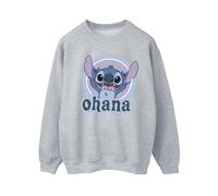 Disney - "Lilo And Stitch Ohana Circle" Sweatshirt für Damen (Grau) 2XL