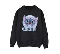 Disney - "Lilo And Stitch Ohana Circle" Sweatshirt für Damen (Schwarz) M