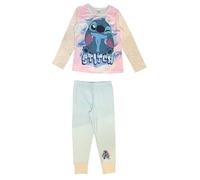Disney Lilo & Stitch, 2-teiliges Pyjama-Set für Mädchen mit Stitch, mehrfarbig, für Kinder im Alter von 5-12 Jahren, mehrfarbig, 5-6 Years