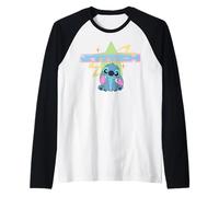 Disney Lilo & Stitch Adorable Y2K Style Color Pop Poster Raglan