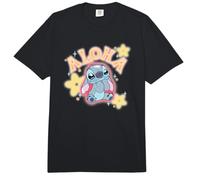 Disney Lilo & Stitch Aloha Cute Stitch Bright Big Chest Logo Comfort Colors Adult Heavyweight T-shirt