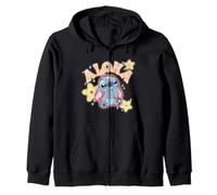 Disney Lilo & Stitch Aloha Cute Stitch Bright Big Chest Logo Kapuzenjacke
