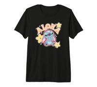 Disney Lilo & Stitch Aloha Cute Stitch Bright Big Chest Logo Premium T-Shirt