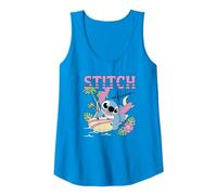 Disney Lilo & Stitch Aloha Hawaiian Surf Poster Tank Top, Damen, Saphir, S