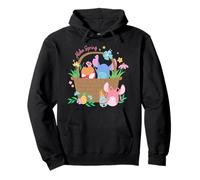 Disney Lilo & Stitch + Angel Aloha Spring Easter Eggs Basket Pullover Hoodie