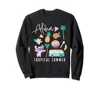 Disney Lilo & Stitch Angel Aloha Tropical Summer Beach Trip Sweatshirt