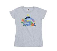 Disney - "Lilo & Stitch Birds" T-Shirt für Damen (Grau) XL