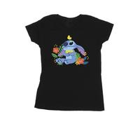 Disney - "Lilo & Stitch Birds" T-Shirt für Damen (Schwarz) XL