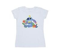 Disney - "Lilo & Stitch Birds" T-Shirt für Damen (Weiß) XL