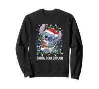 Disney Lilo & Stitch Christmas Santa I Can Explain Cute Mess Sweatshirt