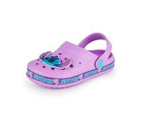 Disney Lilo & Stitch Clogs für Mädchen | Kinder-Slipper mit Stitch-Anhängern in Rosa | Sandalen für drinnen und draußen mit verstellbarem Riemen | Fanartikel zum Film