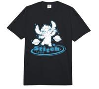 Disney Lilo & Stitch Cute Cosmic Stitch 626 Big Chest Logo Comfort Colors Adult Heavyweight T-shirt