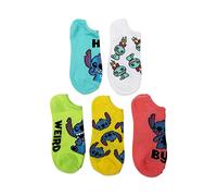 Disney Lilo & Stitch Damen-Kurzsocken, 5er-Pack, 42-44.5 EU