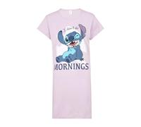 Disney Lilo & Stitch Damen-Nachthemd, offizielles Geschenk für Frauen, Flieder, 8-10