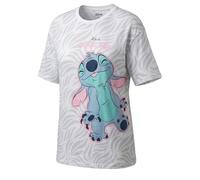 Disney Lilo & Stitch Damen Schlafshirt Kurzarm - Stitch Nightshirt aus 100% Baumwolle - Größen S-XL - Weiches Nachthemd/T-Shirt für Schlafen, Bekleidungsgröße: S, Farbe: Mehrfarbig