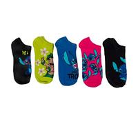 Disney, Lilo & Stitch, Damen-Socken, 5er-Pack, Verschiedene Farben (Brights), 42-44.5 EU