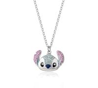 Disney Lilo & Stitch Halskette - 40,6 cm + 5,1 cm Stitch Anhänger Halskette Schmuck - Stitch Jewelry - Offizielles Lizenzprodukt, Modisch, Kristall