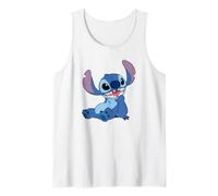 Disney Lilo & Stitch Happy Mood Good Alien Pose Logo Tank Top