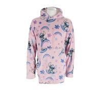 Disney Lilo & Stitch Hoodie-Decke für Erwachsene - Flauschige Kapuzendecke in Onesize Rosa