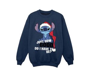 Disney - "Lilo & Stitch Just How Good" Sweatshirt für Mädchen (Marineblau) 3-4A / 98-104cm