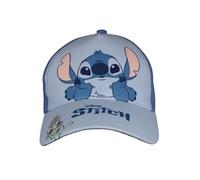 Disney Lilo & Stitch Kappe für Mädchen - Kinder Cap Basecap Baseballkappe verstellbar Blau