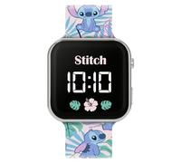 Disney Lilo & Stitch LAS4091 Kinder-Armbanduhr mit LED-Quarz-Silikonarmband, Blau, Mehrfarbig, Modern