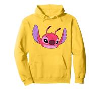 Disney Lilo & Stitch Leroy Experiment 629 Villain Big Face Pullover Hoodie, Unisex für Erwachsene, Gelb, L