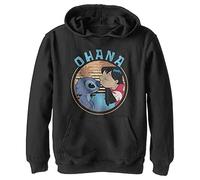 Disney Lilo & Stitch - Lilo And Stitch Ohana YTH Hoodie Black 5/6