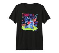 Disney Lilo & Stitch Make Your Own Rules Colorful Sketch Premium T-Shirt