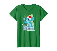 Disney Lilo & Stitch Mele Kalikimaka Holiday T-Shirt, Damen, Dunkelgrün, S