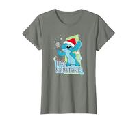Disney Lilo & Stitch Mele Kalikimaka Holiday T-Shirt, Damen, Heidekraut/Armeegrün, 3XL