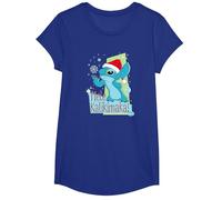Disney Lilo & Stitch Mele Kalikimaka Holiday T-Shirt, Mädchen, Königsblau, S