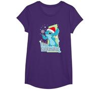 Disney Lilo & Stitch Mele Kalikimaka Holiday T-Shirt, Mädchen, Violett, L