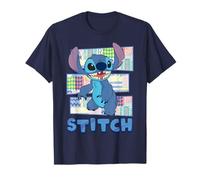 Disney Lilo & Stitch Musterpaneele Stich Portrait T-Shirt
