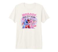 Disney Lilo & Stitch Nobody Gets Left Behing Sketch Big Logo Premium T-Shirt