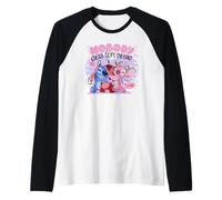 Disney Lilo & Stitch Nobody Gets Left Behing Sketch Big Logo Raglan