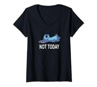 Disney Lilo & Stitch Not Today Stitch T-Shirt mit V-Ausschnitt