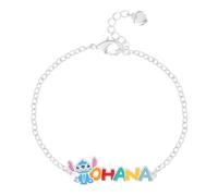 Disney Lilo & Stitch OHANA-Armband für Damen, emaillierter Stitch-Charm | offiziell lizenzierter Schmuck inklusive Geschenkbox