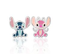 Disney Lilo & Stitch Ohrstecker - Mismatch Blume und Stitch oder Engel und Stitch Ohrstecker - Disney Ohrringe - Disney Schmuck