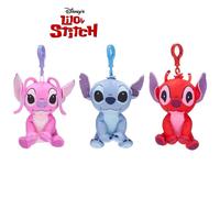 Disney Lilo & Stitch Plüschanhänger Anhänger mit Bag Clip ca. 11,5 cm