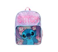Disney Lilo & Stitch Rucksack für Mädchen Schulranzen Set mit Notizbuch, Aufklebern & Bleistiften - Stitch Schulrucksack Rucksack, Kinder Schreibwaren Geschenkset